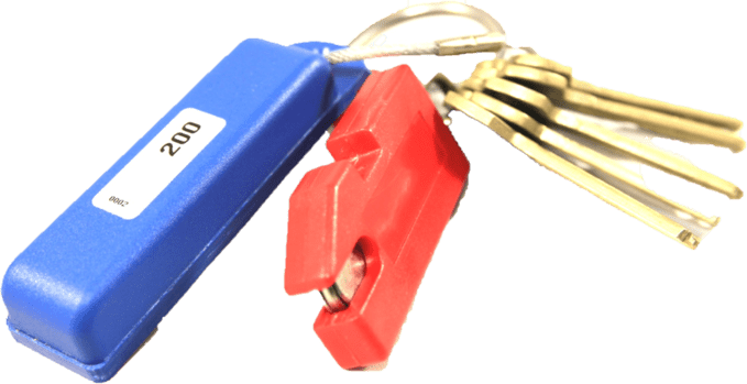 RFID-tagged keys and portable assets